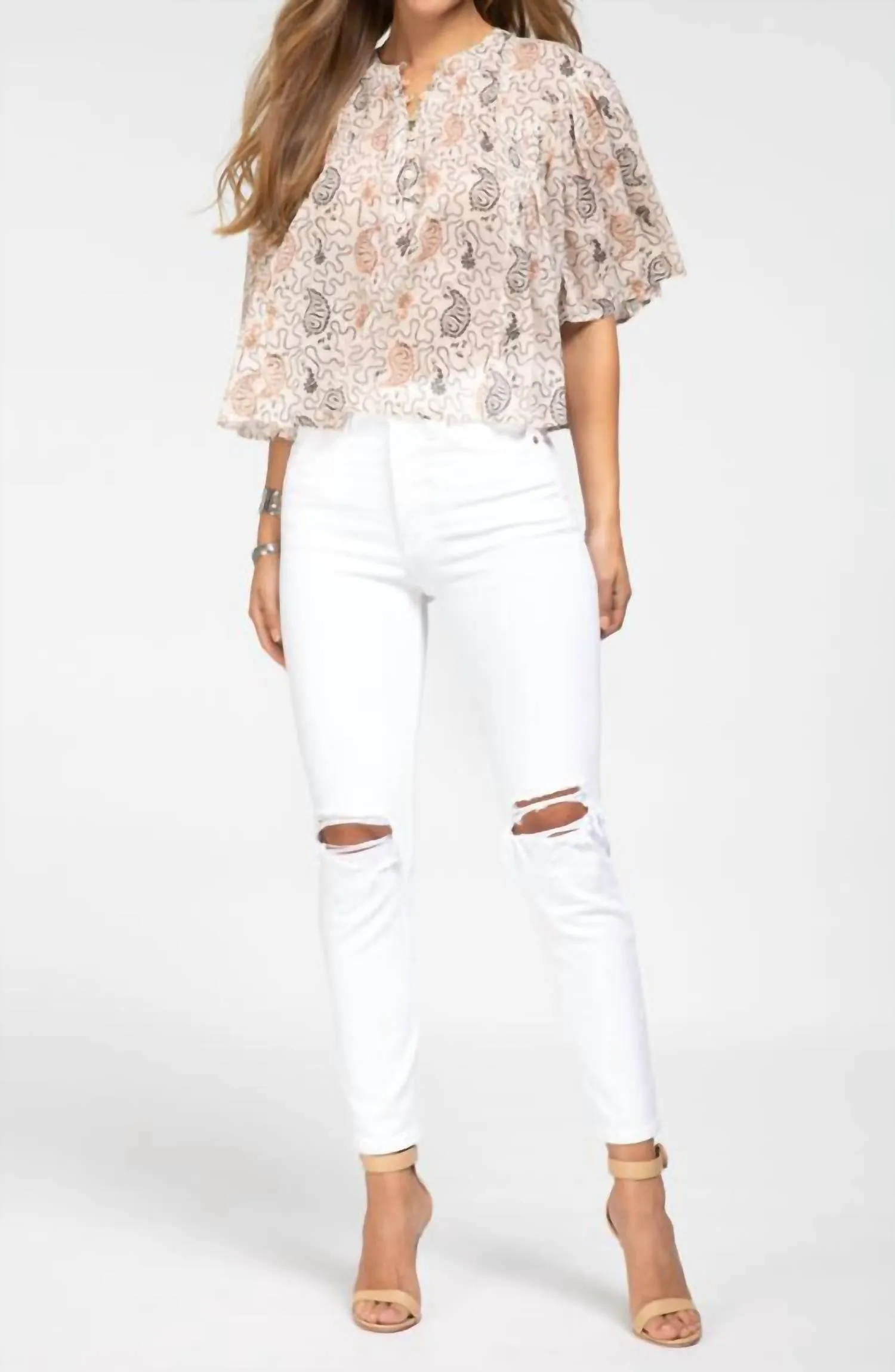 90s High Rise Ankle Crop