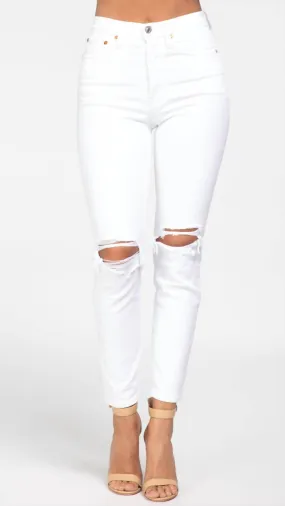 90s High Rise Ankle Crop