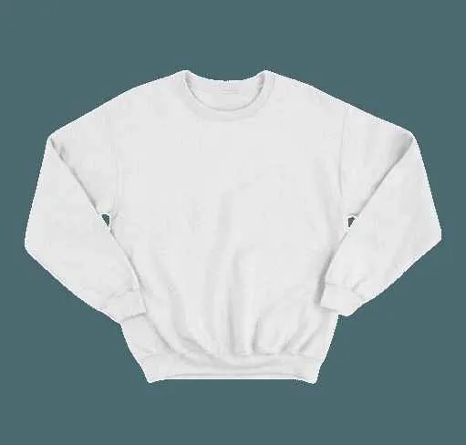 Basic White Sweatshirt