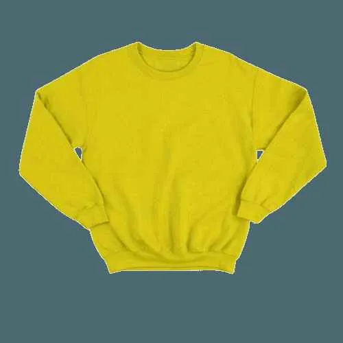 Basic Yellow Sweatshirt