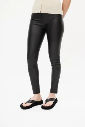 Black Leather Legging