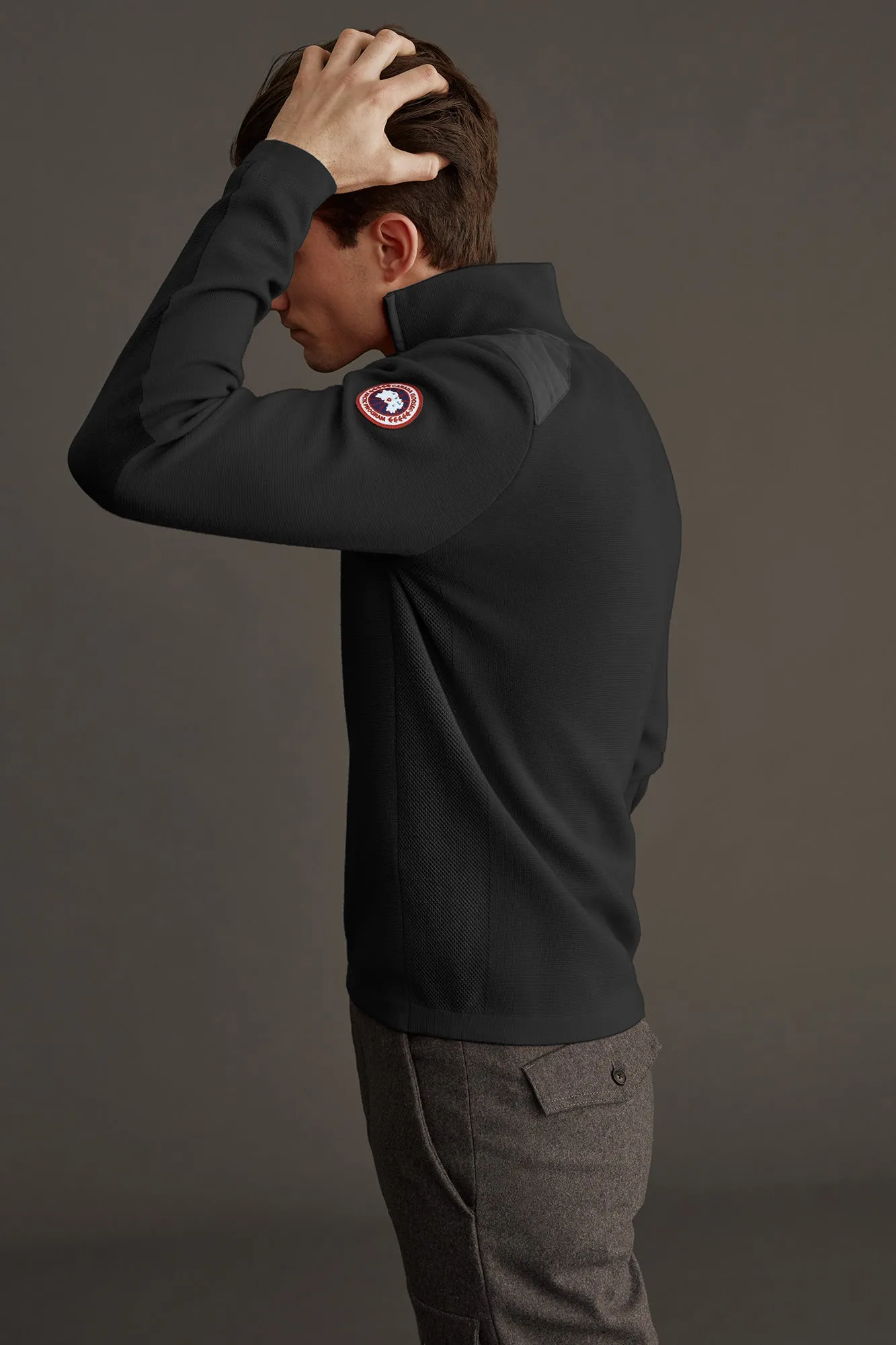 Canada Goose Men's Stormont 1/4 Zip Sweater - Black