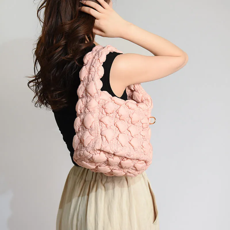 Colorful Square Bubble Puffer Bag-Showtown
