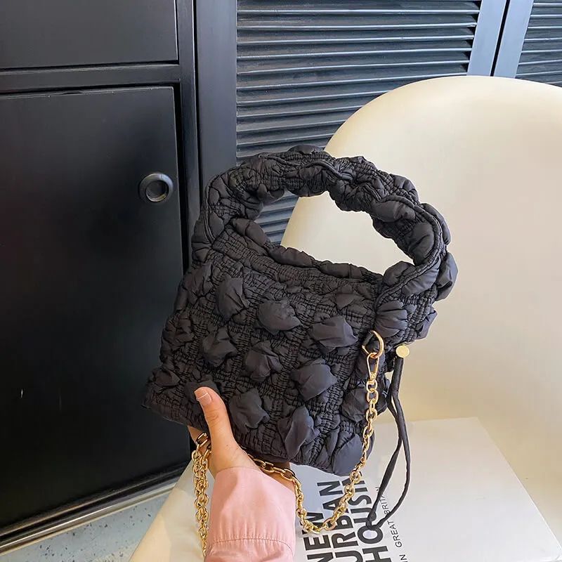 Colorful Square Bubble Puffer Bag-Showtown