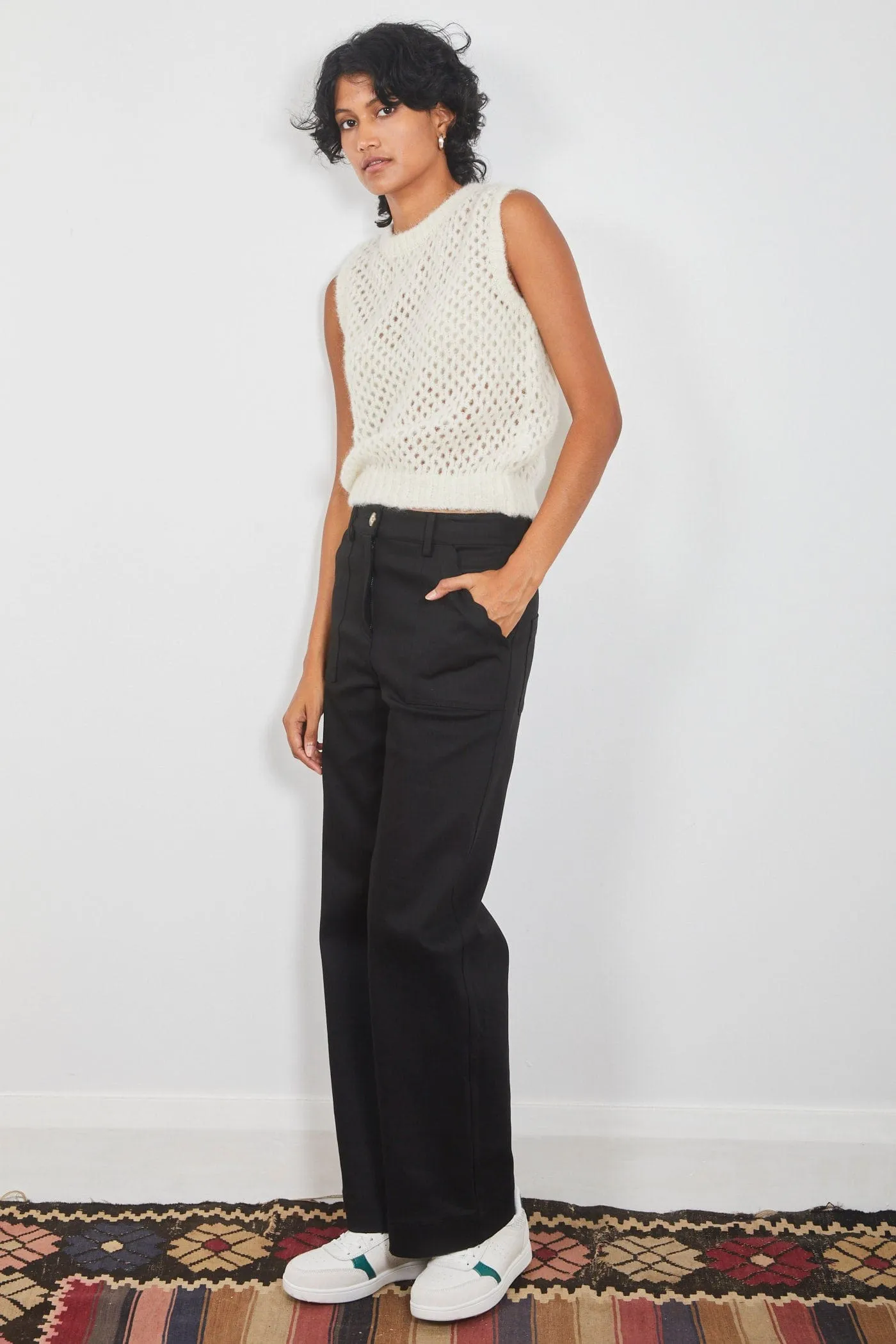 Dalston Sandy Pant Black Denim
