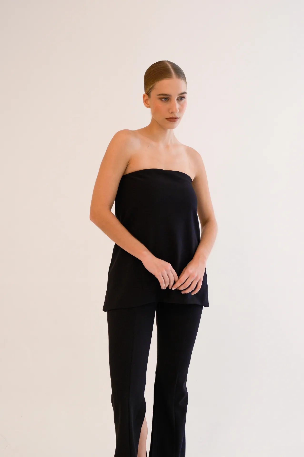 Gardenia High-Rise Flare Pant Black