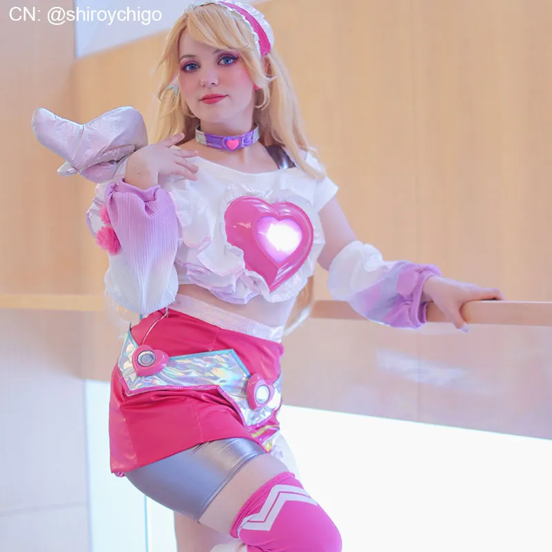 League Of Legends LOL Lovestruck Lux Cosplay Costume Halloween Costume