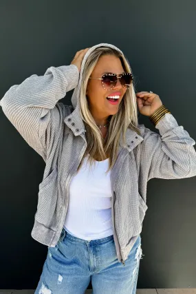 Maisie Mineral Wash Hooded Jacket