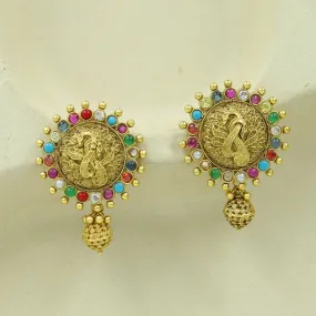Multi Gold Look Earring 19100-6282