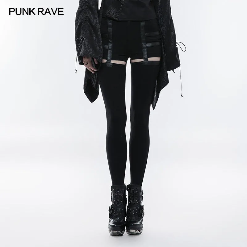 OPK-158 Daily Punk Pants Hollow-out Stretchy Leggings