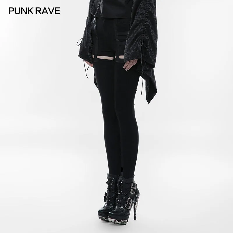 OPK-158 Daily Punk Pants Hollow-out Stretchy Leggings