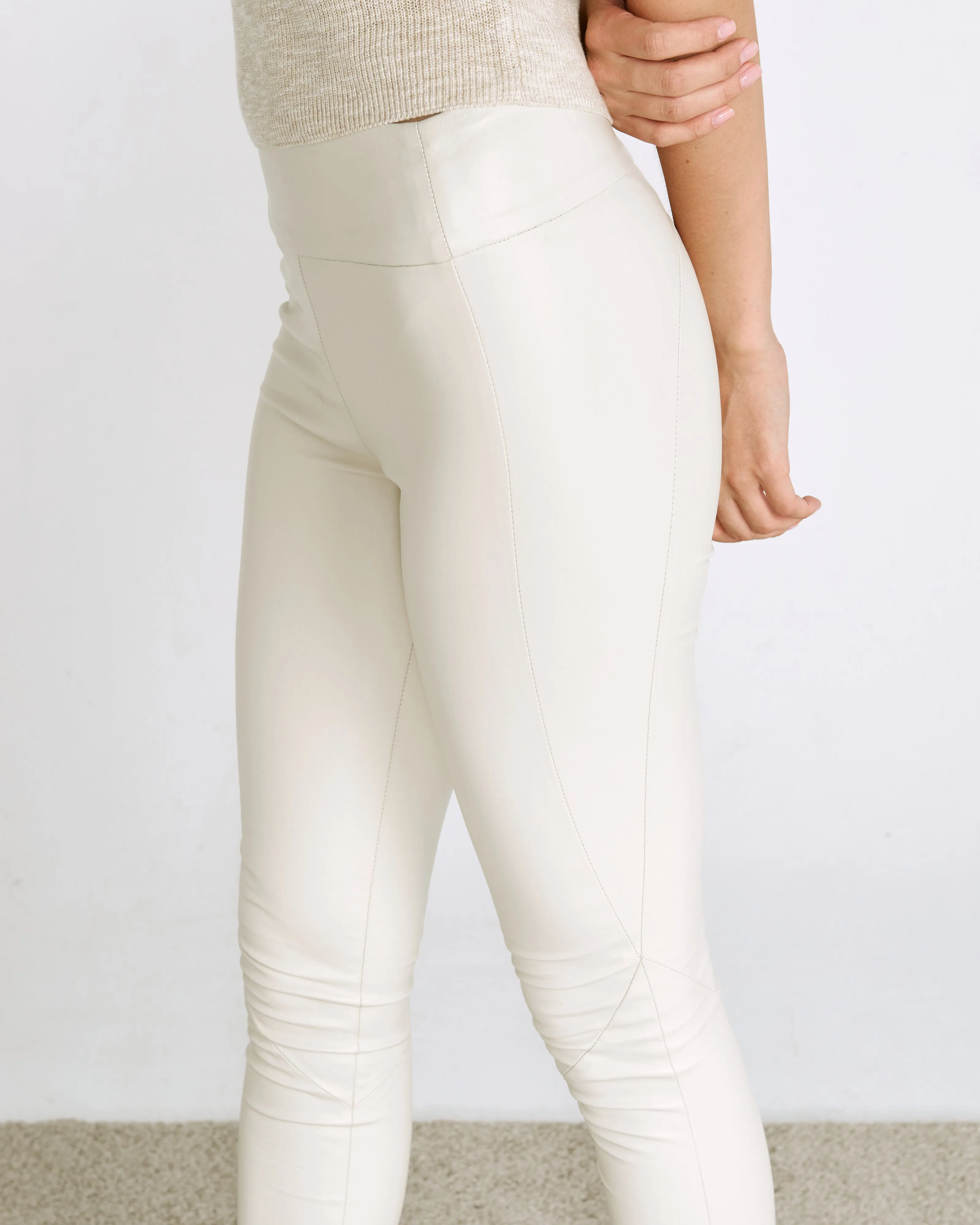 OT LEGGINGS CLAY LEATHER - OUT OF STOCK
