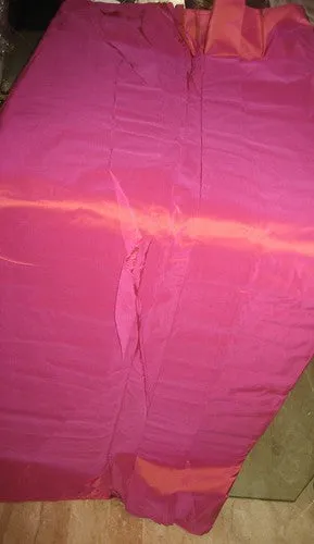 SILK TAFFETA FABRIC ~Hot pink with gold shot 54&quot; wide