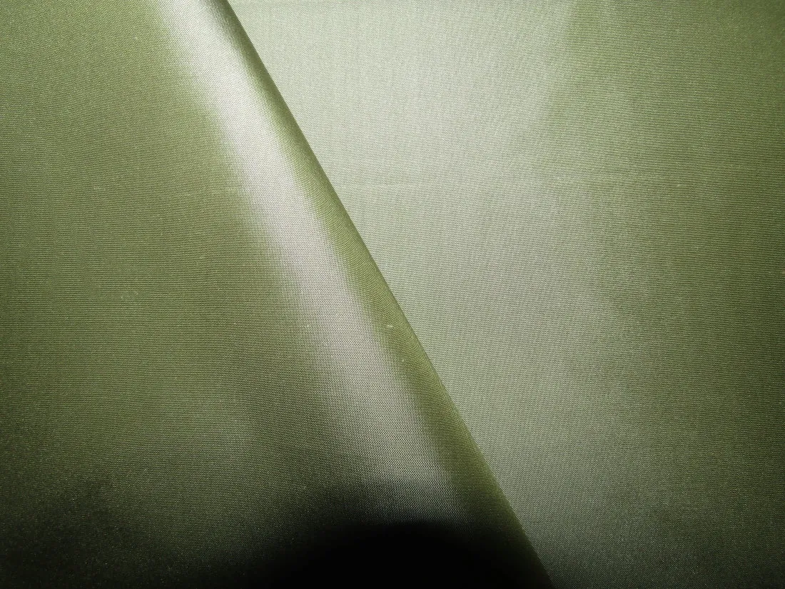 SILK TAFFETA FABRIC LIGHT OLIVE X Silver color 54" wide TAF29[1]