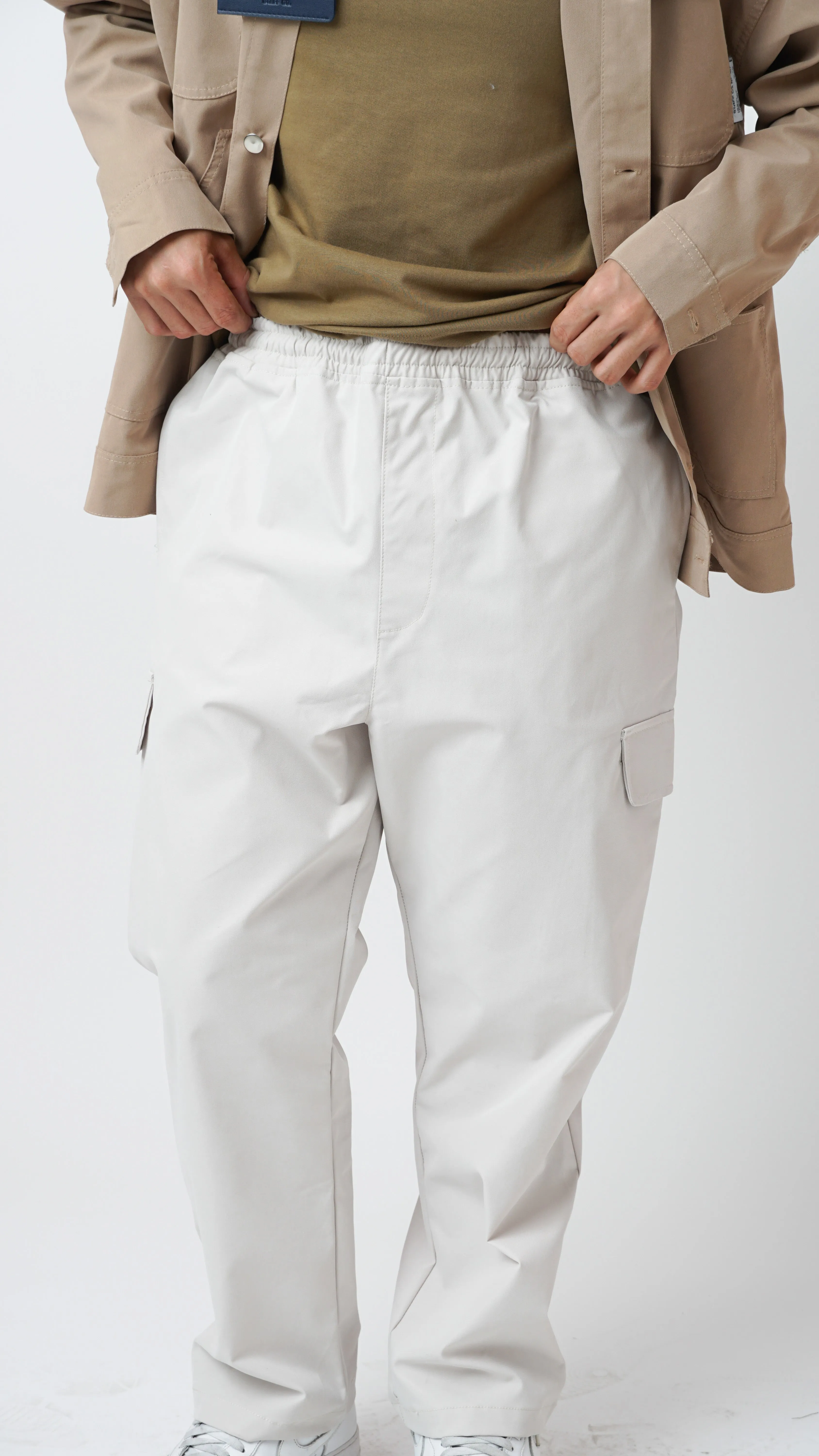 Staff High Rise Cargo Space Off White