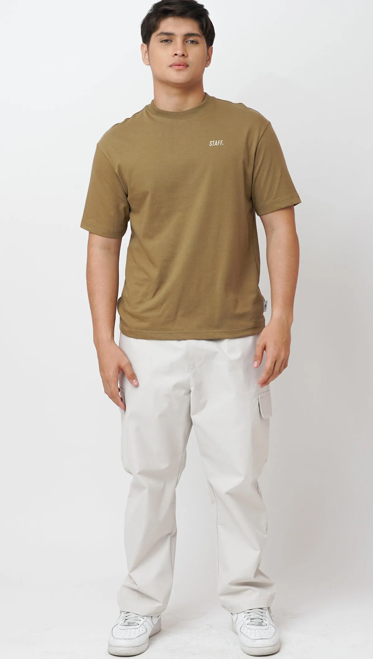 Staff High Rise Cargo Space Off White