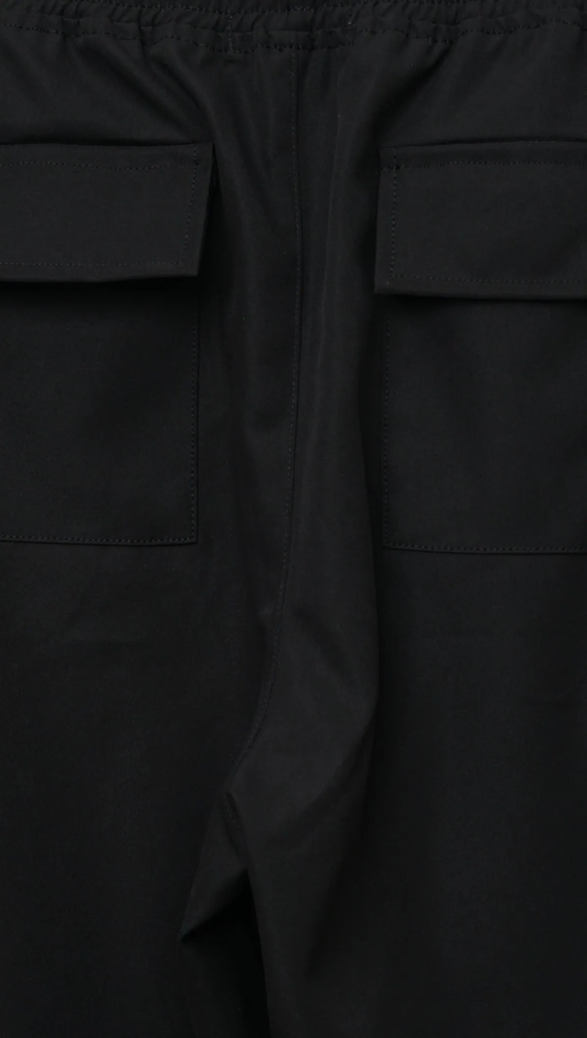Staff High Rise Cargo Space Pants Black