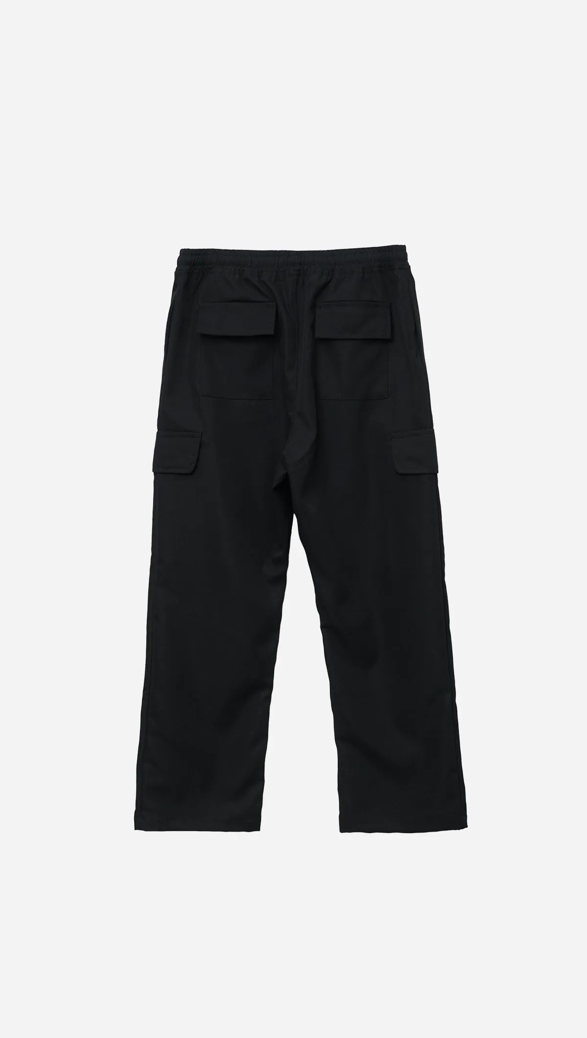 Staff High Rise Cargo Space Pants Black