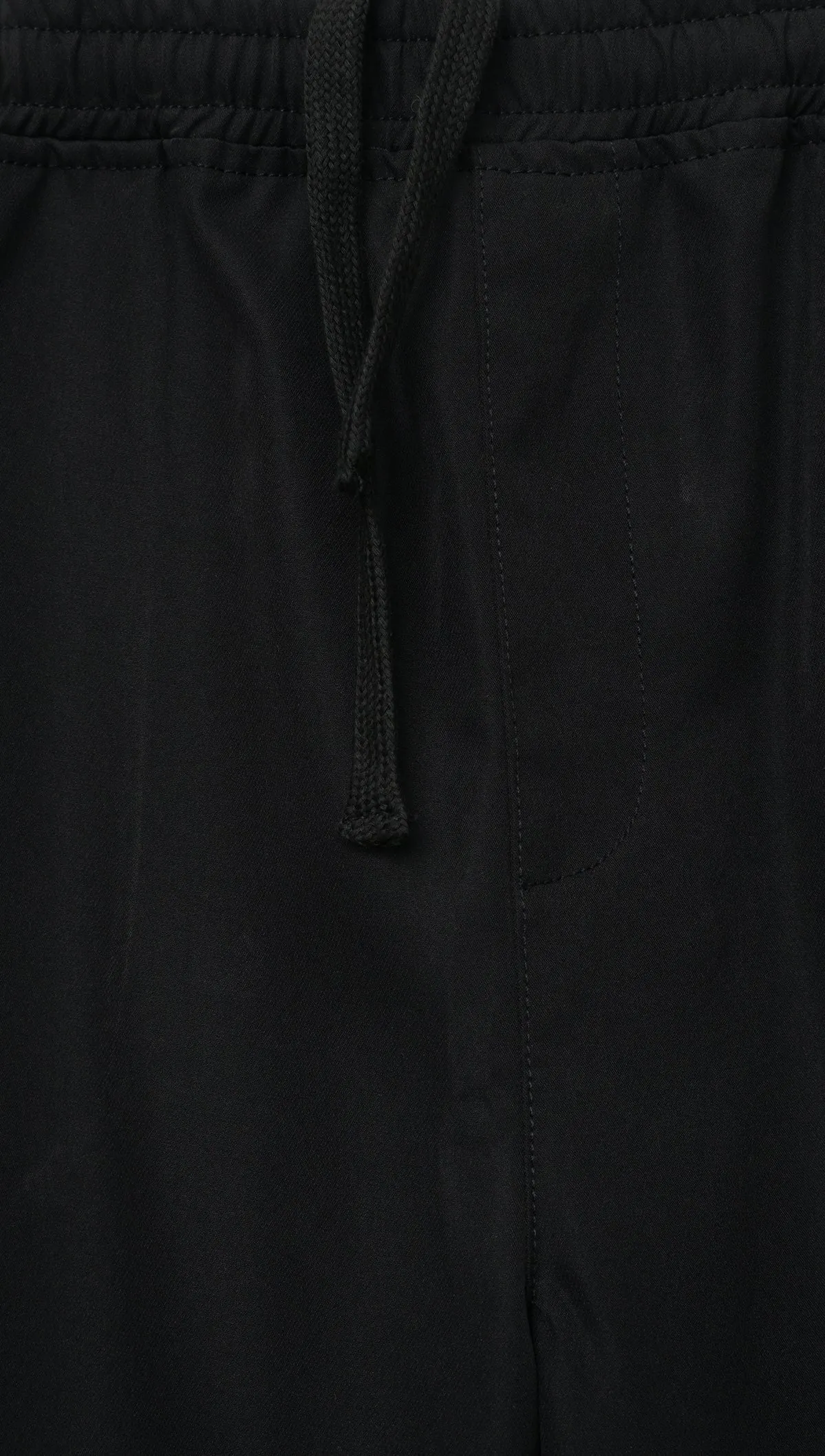 Staff High Rise Cargo Space Pants Black