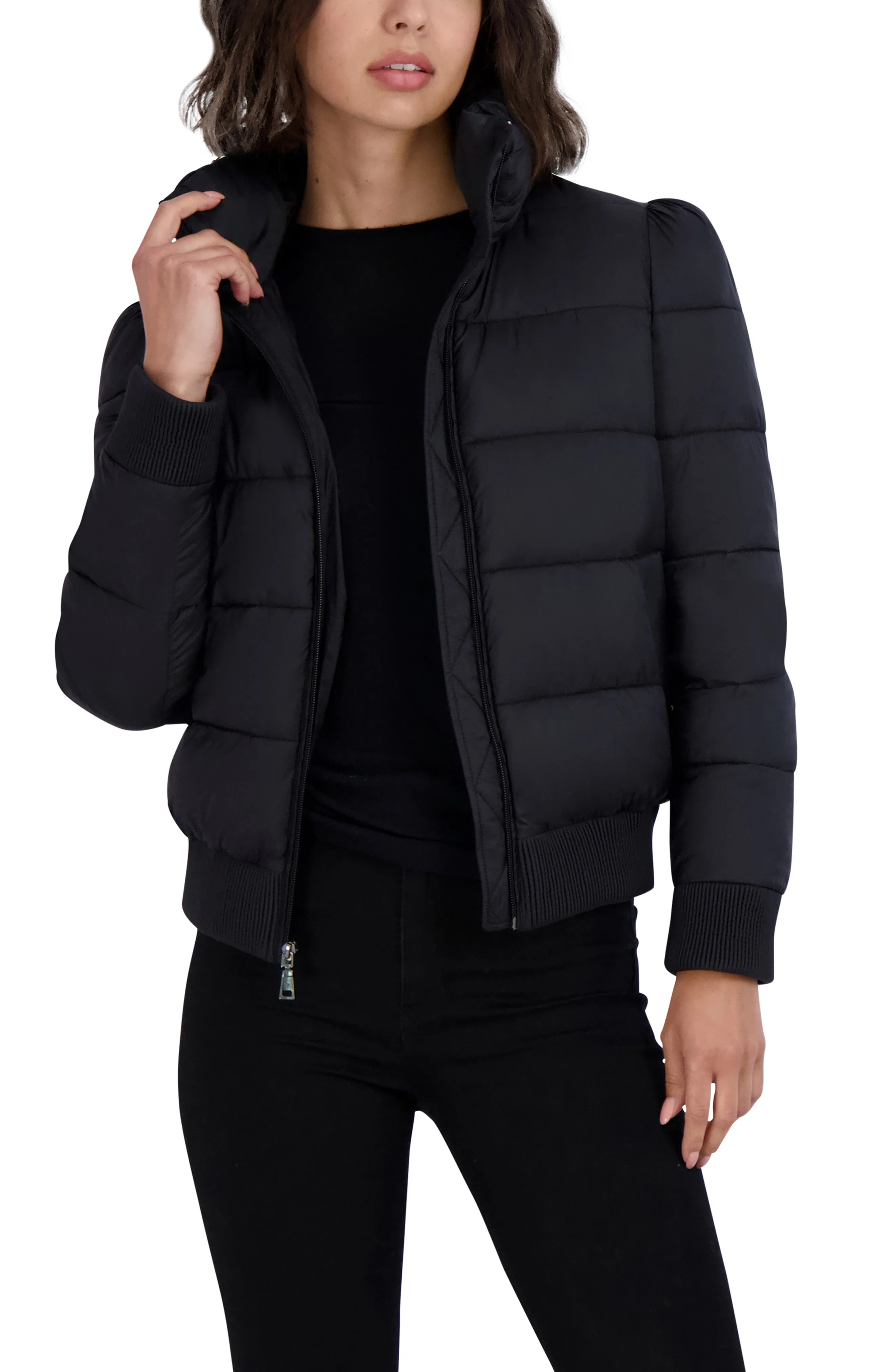 Tahari Cole Hooded Puffer Jacket