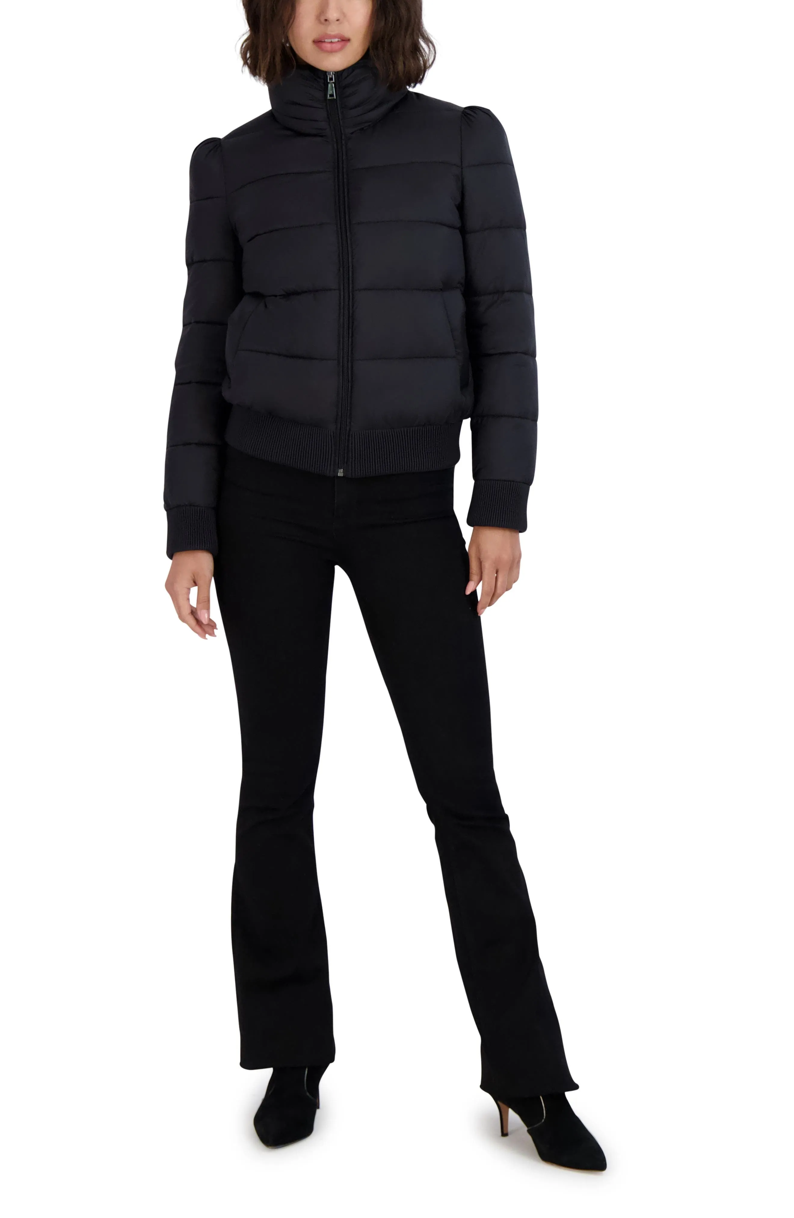 Tahari Cole Hooded Puffer Jacket