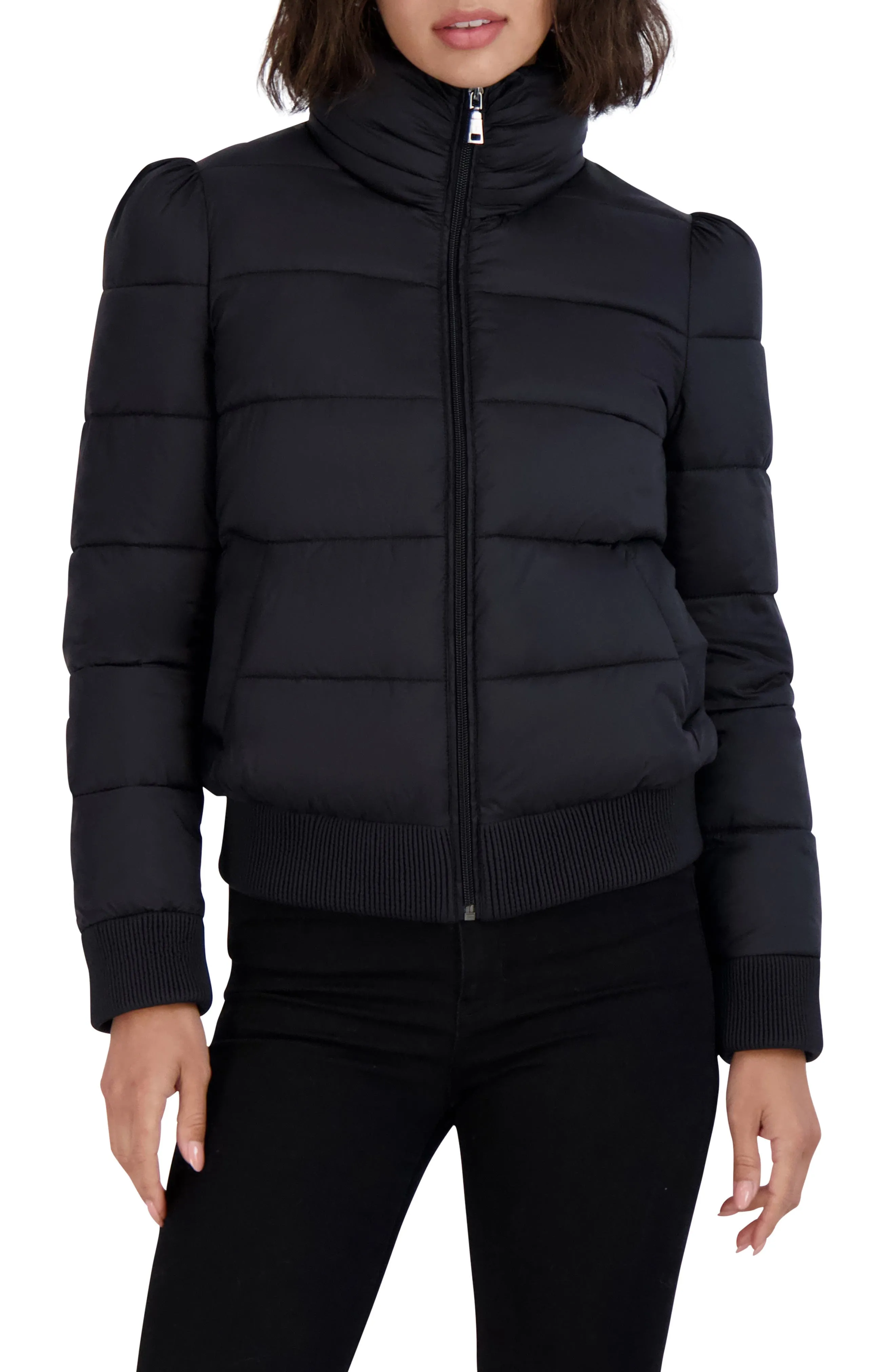 Tahari Cole Hooded Puffer Jacket