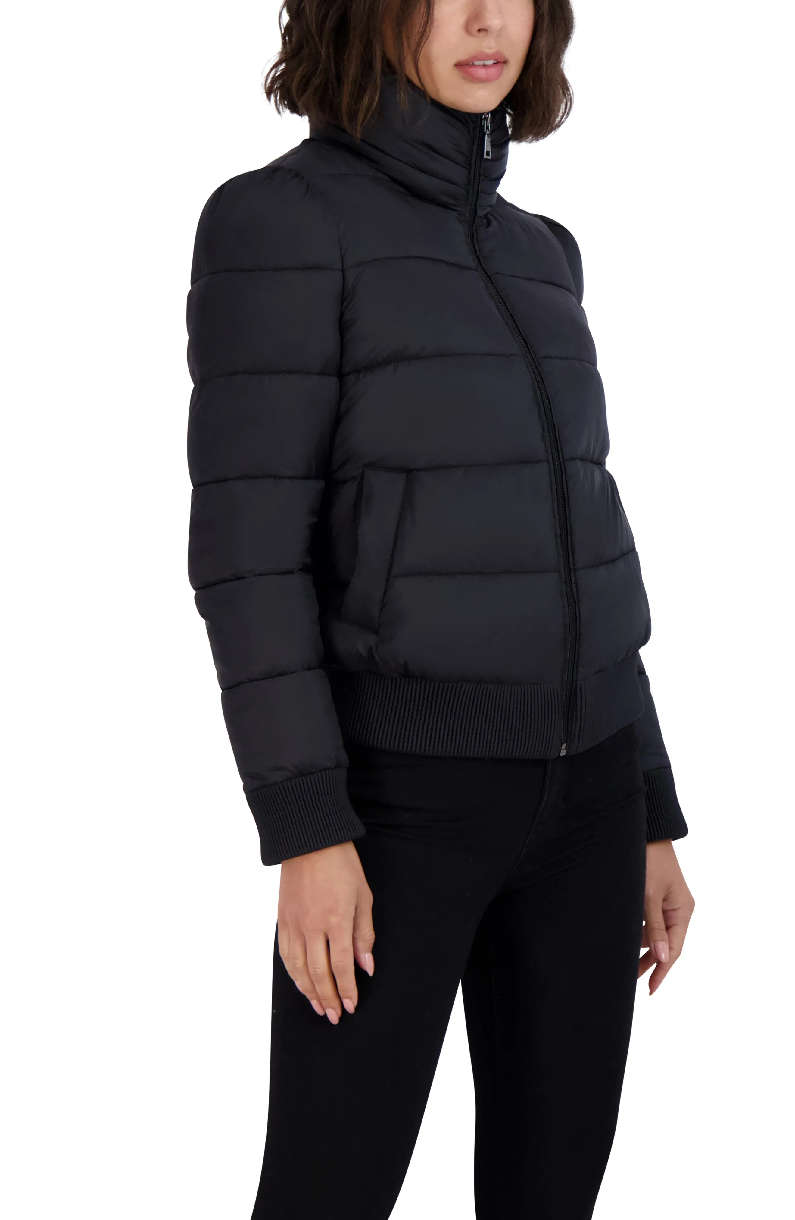 Tahari Cole Hooded Puffer Jacket